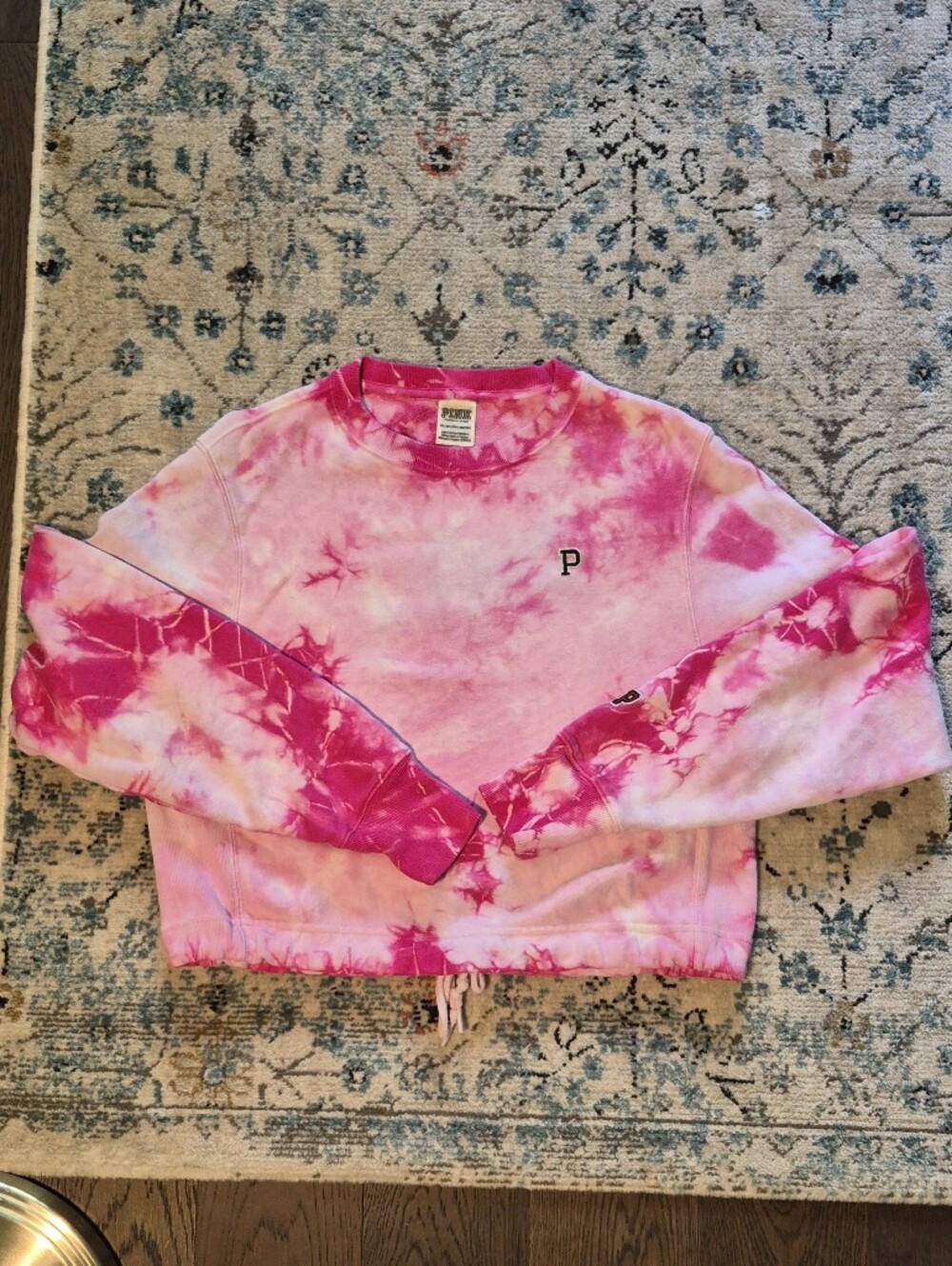 PINK Victoria's Secret Pink Tie-Dye Pullover
